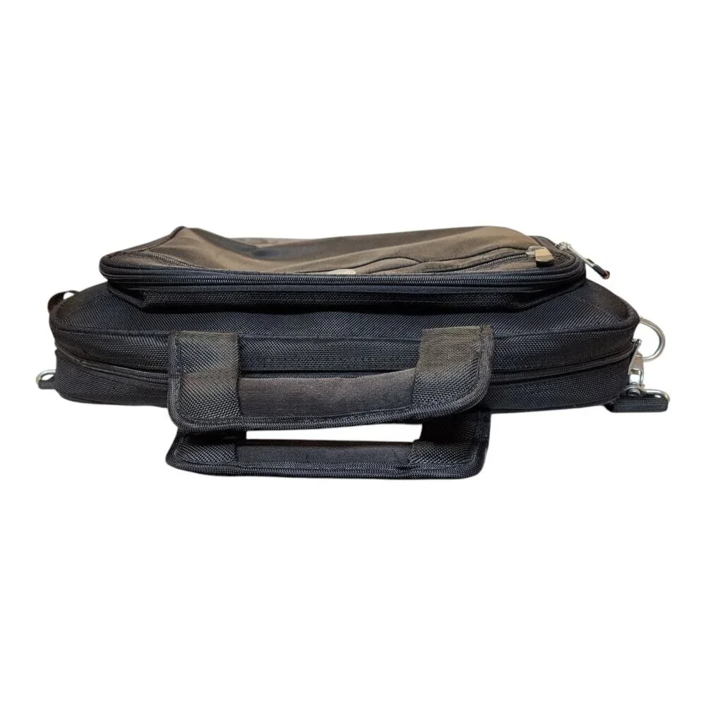 Dell Computer Laptop Briefcase Shoulder Messenger Bag Fits Up To 17